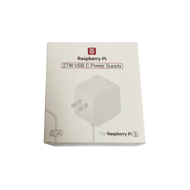 Official Raspberry Pi 5 Power Supply 27W 3A US UK EU AUS USB-C Raspberry Pi 5 Power Adapter