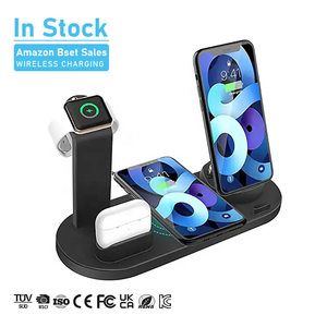 Estación de Carga Inalámbrica Universal Magnética de 15W 3 en 1 Carga Rápida para Dispositivos Qi y 7W para iPhone, AirPods y Apple Watch - Product Image 3