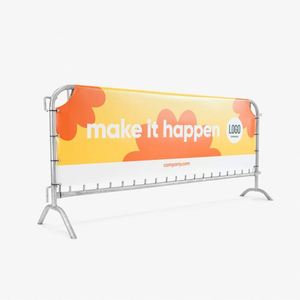 Barrera de Malla de Alta Visibilidad Resistente al Viento, Valla de Control de Multitudes para Torneos Deportivos, Pancarta para Carreras de Maratón - Product Image 2