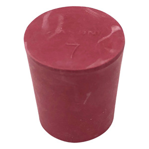 Tapones de silicona As One 6-337 para tubos de ensayo y frascos, tapón a presión, color rojo - Product Image 4