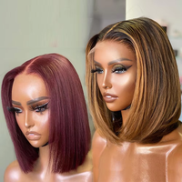 Perruque Lace Front 13x6 pré-plumé, vendeur de perruque sans colle à vague bouclée profonde, perruque de cheveux humains HD Lace Frontal pour femmes noires vente en gros