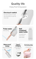 Bidet de voyage portable pour l'hygiène personnelle Bidet de poche essentiel pour musulman Pulvérisateur de bidet électrique de type C pour toilette