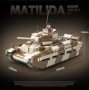 Venta al por mayor ejército militar tanques <span class=keywords><strong>de</strong></span> <span class=keywords><strong>batalla</strong></span> juguete modelo bloque <span class=keywords><strong>de</strong></span> construcción DIY ladrillo educativo construcción tanques juguete - Product Image 4