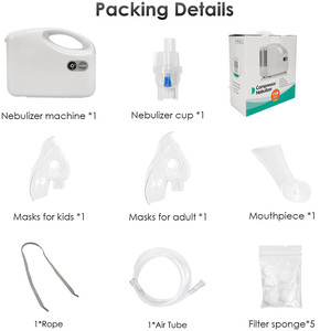 Fitconn CE Atomizer obat cair portabel, penyemprot kompresor Inhaler untuk terapi penyakit <span class=keywords><strong>Aerosol</strong></span> - Product Image 2
