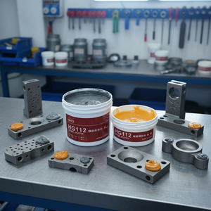 Masilla Metálica Industrial HG111 de <span class=keywords><strong>Dos</strong></span> Componentes para Reparación de Metales, Masilla de Hierro para Defectos de Fundición, Reparación de Grietas y Fugas en Equipos Metálicos - Product Image 4