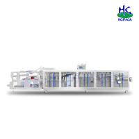 Haute vitesse 3 4 côtés automatique 2 voies Doule Line Twin Linked Dual Sachet Machine à emballer de remplissage