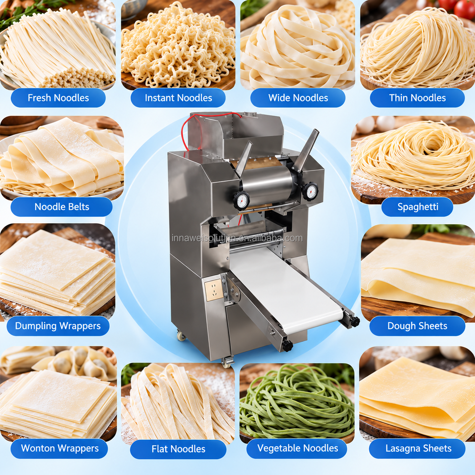 Electric Noodle Maker Pasta Dough Sheet Roller Fresh Wheat Sheeting ...