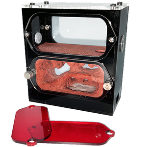 Formicaio Moderno Rettangolare in Acrilico con Torre d'Acqua Idratante, Nido per Formiche in Cemento, Allevamento Regina, Casetta per Insetti, Laboratorio per Formiche - Product Image 1