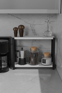 <b>Kitchen</b> Countertop Shelf Spice Rack <b>Kitchen</b> Countertop Organizer Shelf 2-Shelf Organizer Bathroom Organizer Shelf - Product Image 2