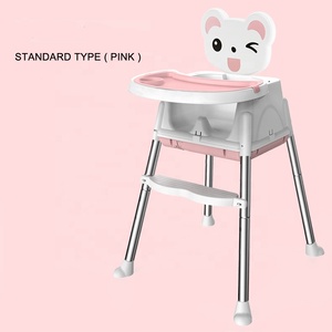 Chaise haute pour bébé, <span class=keywords><strong>rehausseur</strong></span> et chaise à plusieurs niveaux, 4 en 1, avec tapis de <span class=keywords><strong>repas</strong></span> à usages multiples et plateau sûr au lave-vaisselle - Product Image 3