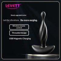 Vente en gros de jouets sexuels pour hommes adultes, dispositif de masturbation, stimulateur anal de la prostate, vibrateur sans fil, télécommande, charge magnétique USB