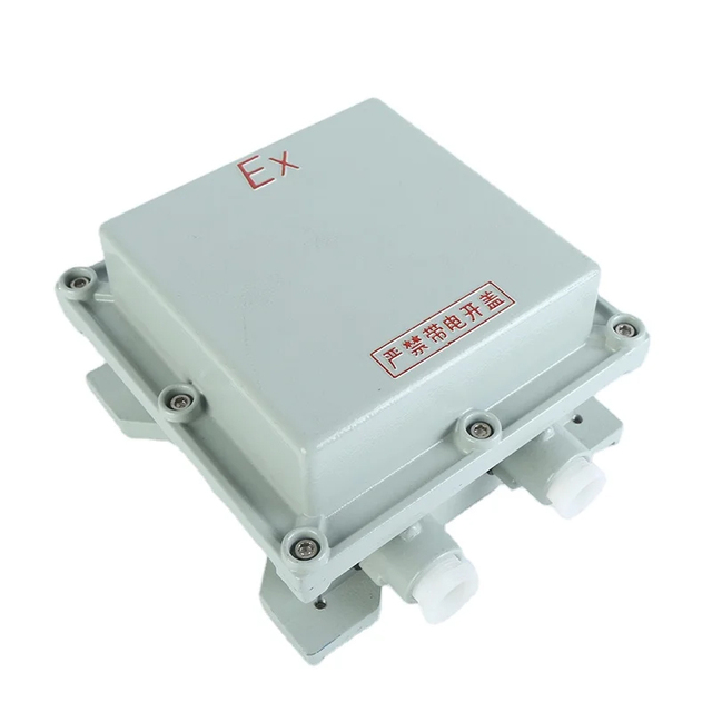 IIB 200x200x130 ATEX Flameproof Weatherproof Aluminum Junction Box IP65 Explosion Proof Electrical Distribution Enclosure
