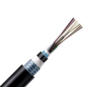 China outdoor fiber optical cables direct buried underground armoured optic cable GYTA GYTS 1000m G652D 2 to 288 cores offer