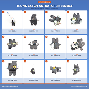Actionneur de serrure de coffre de haute qualité 81230-3X030 pour Hyundai Elantra 1.8L 2.0L L4 2011-2016 - Product Image 6