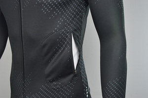 Darevie Winter Thermal Custom Jersey 2 tasche a mano con cerniere giacche da uomo abbigliamento per biciclette cappotto invernale Jersey - Product Image 5