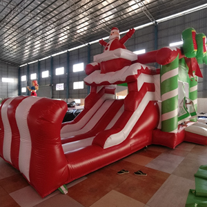Xmas <b>Inflatable</b> Bouncer PVC Outdoor Kids Jumping Castle Candy Castle,<b>Inflatable</b> House Water Slide <b>Inflatable</b> - Product Image 4