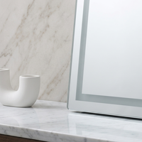 Miroir intelligent mural éclairé 48x36 pouces, certifié UL, avec capteur tactile et anti-buée, miroir LED pour salle de bain, vente en gros pour hôtels