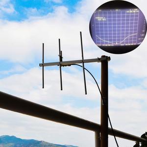 เสาอากาศ HYS Yagi แบบ 3 ท่อน ความถี่ 400-470MHz สำหรับติดตั้งภายนอกอาคาร เหมาะสำหรับวิทยุสื่อสาร MiMobile VHF FM 40-470 400-470MHz - Product Image 1