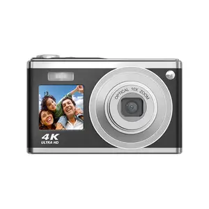 4K Digital Camera with 2.7" 60.0MP with 16X Optical Zoom Marco Anti-Shake Face Detection Smile Capture Build In Flash Max 128GB