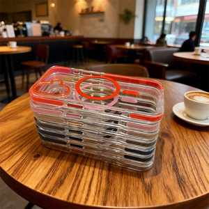 新款流行趋势 Tpu Tpe 磁铁防震 3m 防摔保护壳 适用于 iPhone 16 手机壳 PC 磁铁透明保护壳 适用于 iPhone <span class=keywords><strong>15</strong></span> Pro Max - Product Image 2