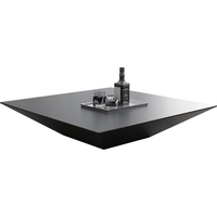 Table basse carrée italienne minimaliste + table TV ensemble de salon de haute qualité moderne maison salon table à thé meubles en gros