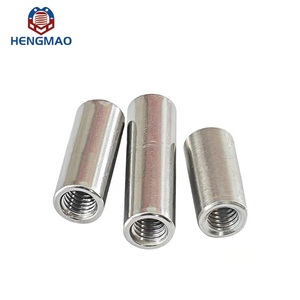 Fournisseur d'usine, <span class=keywords><strong>barre</strong></span> en acier inoxydable SS304 A2, goujon rond, connecteur de raccordement, tube, écrou long - Product Image 5