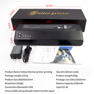 Impresora Portátil de Plantillas para Tatuajes, Transferencia Bluetooth, Impresión Rápida, Copiadora Térmica, Impresora Profesional de Estudio - Product Image 6