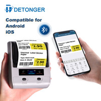 Impresora Térmica de Etiquetas de Códigos de Barras Detonger-DP30S de 3 Pulgadas, Impresora de Etiquetas de Estante/Estantería de 80 mm