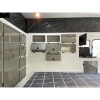 NOUVEAU Remorque pour Tiny House Opus Water Home Caravan Caravanes hybrides au made in china 4x4 luxury caravan Pop top caravan