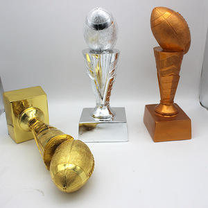Troféu Vince Sports American Bowl de Futebol, Troféu <span class=keywords><strong>Lombardi</strong></span>, Decoração para Casa, Logotipo Gravado, Resina, OEM Europa, 1 peça, Artificial - Product Image 3