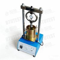 Testeur de stabilité CBR et Marshall numérique haute précision 60kN 3 vitesses ASTM AASHTO 152mm Garantie 1 an