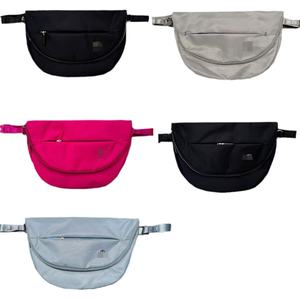 1l <span class=keywords><strong>Nylon</strong></span> Lulu Slingtas Voor Dames Stijlvol Rood Voor Roze Blauw Verstelbaar Heuptaille Voor Yoga Sport Crossbody Riemtas - Product Image 1