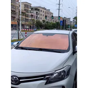 High Quality Sunset Red Orange Chameleon VLT80% Solar Car Glass Sticker Nano Ceramics Window Tint