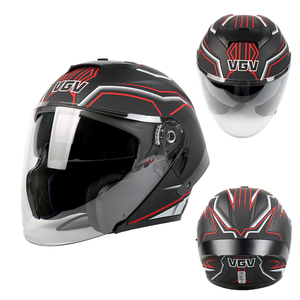 <span class=keywords><strong>Casque</strong></span> de <span class=keywords><strong>moto</strong></span> d'équitation en plein air certifié 3C DOT de haute qualité 36*26*27.5cm avec lunettes - Product Image 3