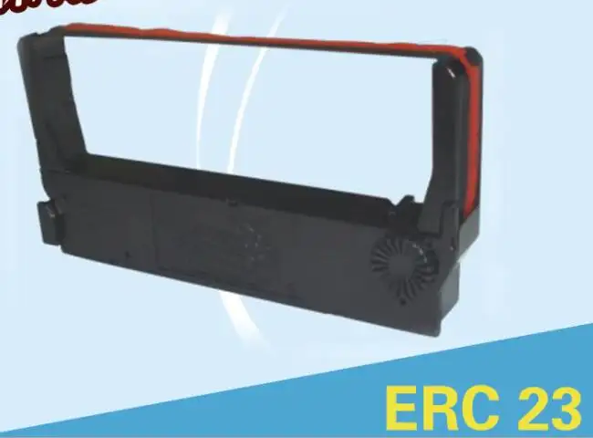 EPSON ERC23 B/R 잉크 리본 카세트 ERC-23 Tm-267 280 M250 252 255 264 금전 등록기 타자기 용 프린터 리본 카트리지