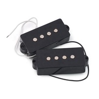 Micro de guitare basse de précision Type ouvert 4 cordes, noir pour guitare basse électrique