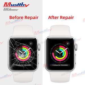 Musttby Serie MY - Cristal Exterior Flexible para Pantalla Táctil de iWatch S3 <span class=keywords><strong>LTE</strong></span>/GPS S4 S5 S6 SE S7 <span class=keywords><strong>S8</strong></span> S9 S10 45 49 41 38 42 44mm - Product Image 5