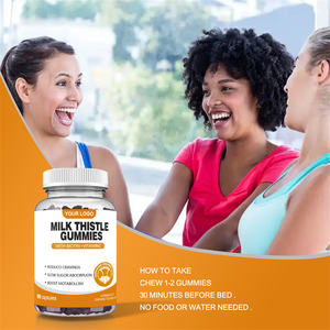Private Label Milk Thistle ekstrak biji Gummies Liver Detox suplemen Milk Thistle Gummies - Product Image 3