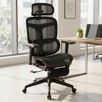 Meubles de bureau modernes, chaises de bureau exécutives de luxe, chaise de bureau ergonomique en mesh