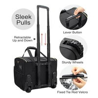 Sac de maquillage professionnel personnalisé pour beauté et coiffeur avec bandoulière