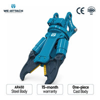 Cisaille de démolition rotative hydraulique We-Attach WC10D-CR pour excavatrice, broyeur de béton, coupe-béton, pompe à couple élevé, augmentation de l'efficacité de 30 %