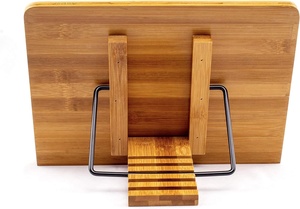 Alta calidad altura ajustable plegable receta cocina libro titular exhibición Mesa soporte madera para escritorio - Product Image 5