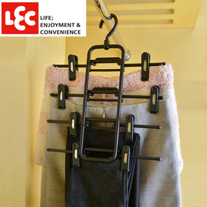 LEC Skirt Hanger 3 Pack 35cm With <b>Clips</b> For Clothes Storage - Product Image 3