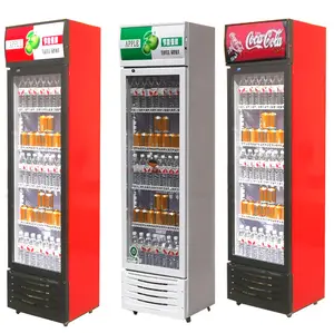 Gabinete de refrigeración Vitrina Vertical Bebidas Pepsi Enfriador Enfriadores de bebidas enfriadores