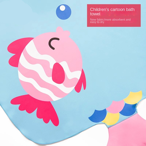 Custom Toddlers <b>Towel</b> <b>Hood</b> <b>Beach</b> Poncho Lovely Boys Girls <b>Kids</b> Poncho Hoodie <b>Towel</b> for <b>Kids</b> Swim Bath <b>Towel</b> Upf 50+ - Product Image 4