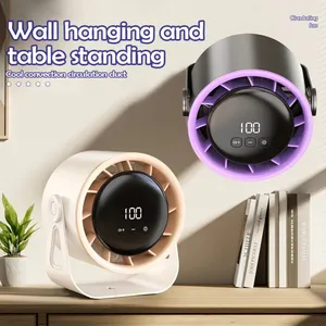 Ventilador de Escritorio con Pantalla Digital y Control Remoto, Rotación de 720 Grados, Ventilador Ajustable con Clip, Ventilador de Oficina de Alta Velocidad y Potencia - Product Image 5