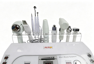 <span class=keywords><strong>AURO</strong></span> - Lo Último en Máquinas Faciales Multifuncionales 10 en 1 con Alta Frecuencia, Aspiradora, Exfoliante de Piel, Martillo Frío y Caliente para Salón - Product Image 2