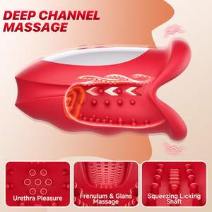 Männlicher Masturbator für Schwule Männer-baiwatt Wellenbewegung Hohldesign KI-Synchronisation APP 10 Wellenbewegungen Vibrierend 3 Motoren 360° Umhüllend - Product Image 5