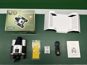 Caméra télescope vidéo numérique OEM DT08, mini caméscope binoculaire 1,3 MP, zoom 10x, jumelles en alliage pour la chasse et l'observation des oiseaux 10x25 - Product Image 5