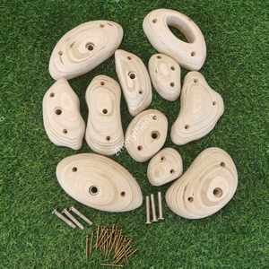 Hot Bán Rock Leo Núi Giữ Chất Lượng Cao Phòng Tập Thể Dục Thiết Bị Bằng Gỗ Rock Leo Núi Giữ Cho Trong Nhà Leo Núi Tường - Product Image 4